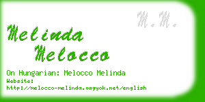 melinda melocco business card